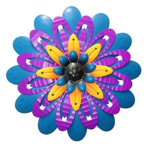 Metal Flowers Wall Decor Indoor Outdoor Metal Wall Art For Home Farmhouse😌